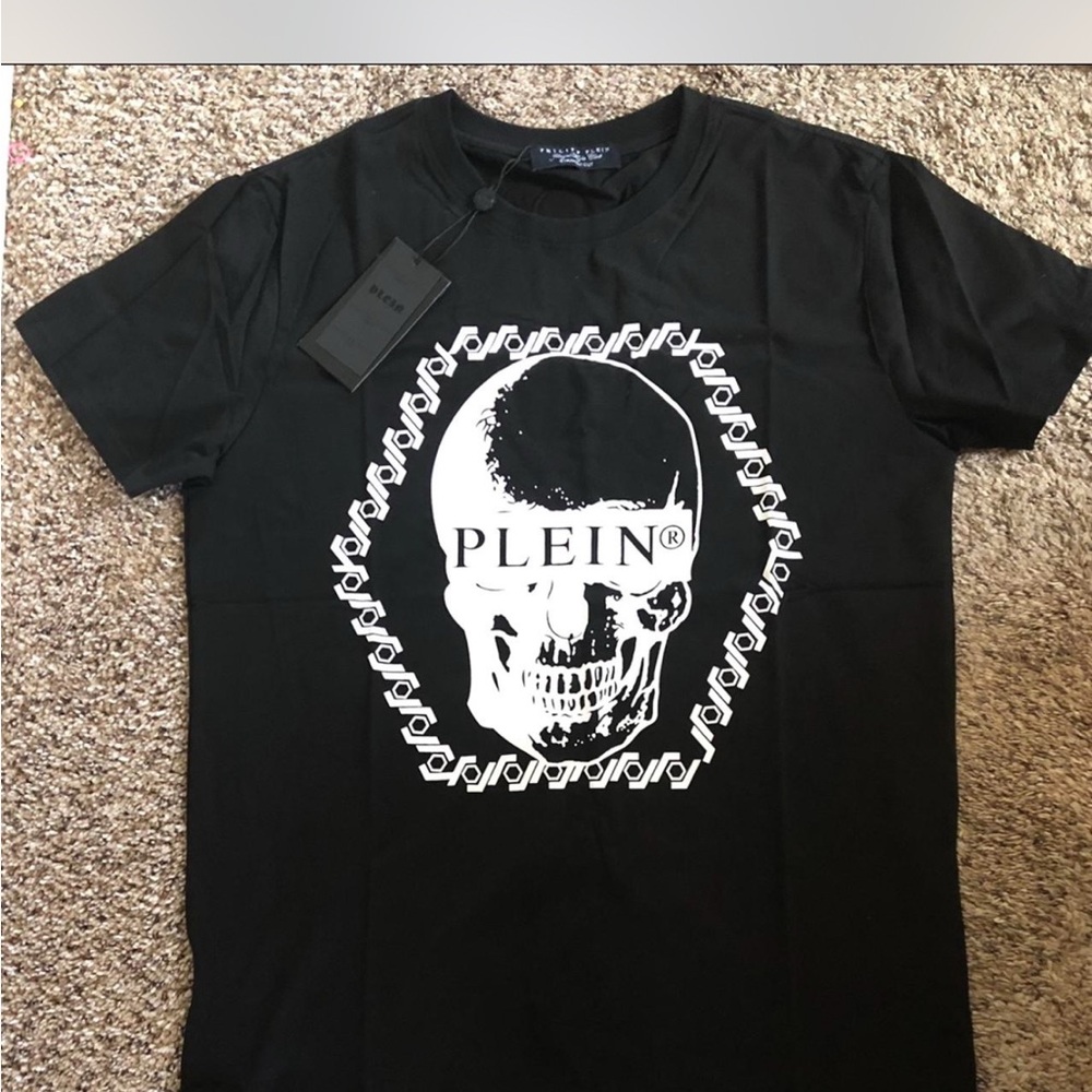Black Skull Graphic Tee for Men